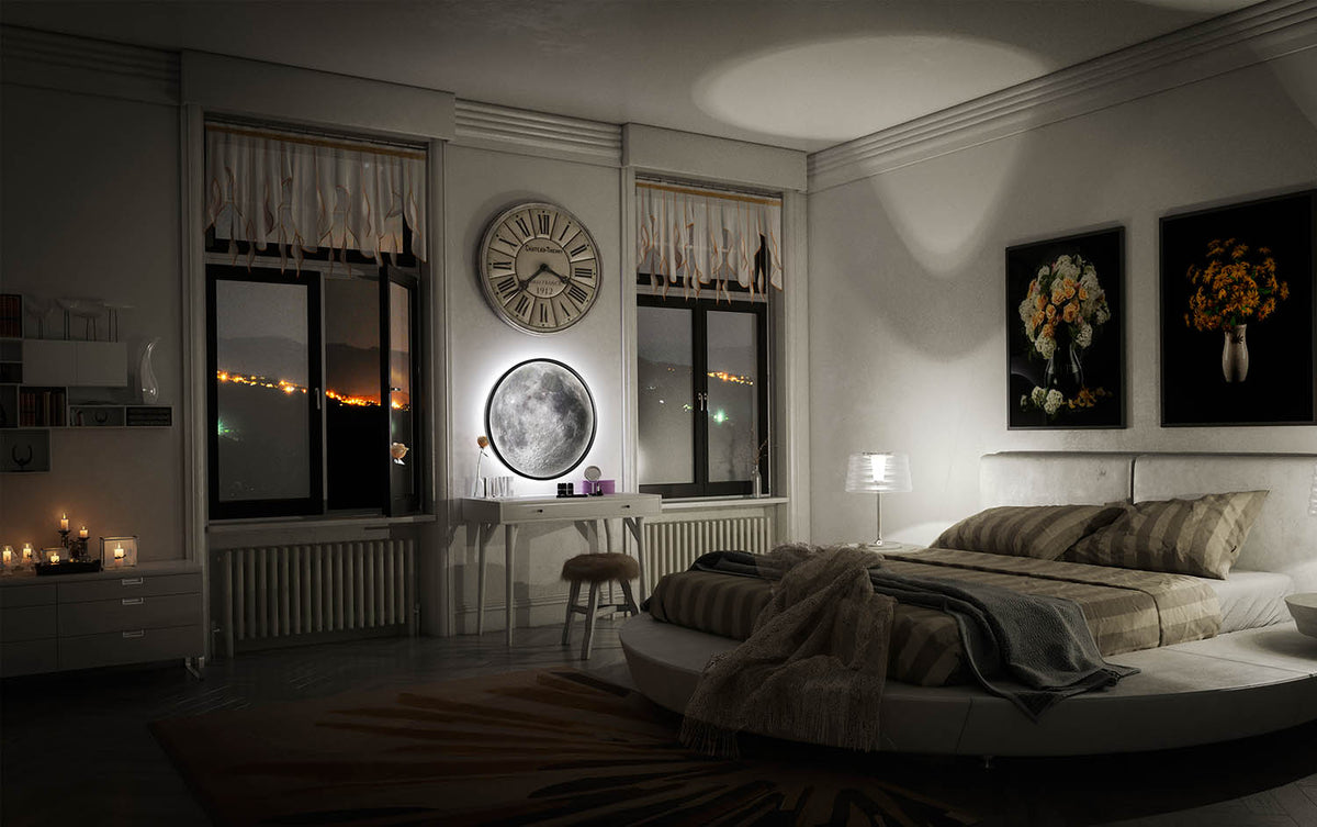 Best idea for the moon mirror decor--dreamy house dreamy room