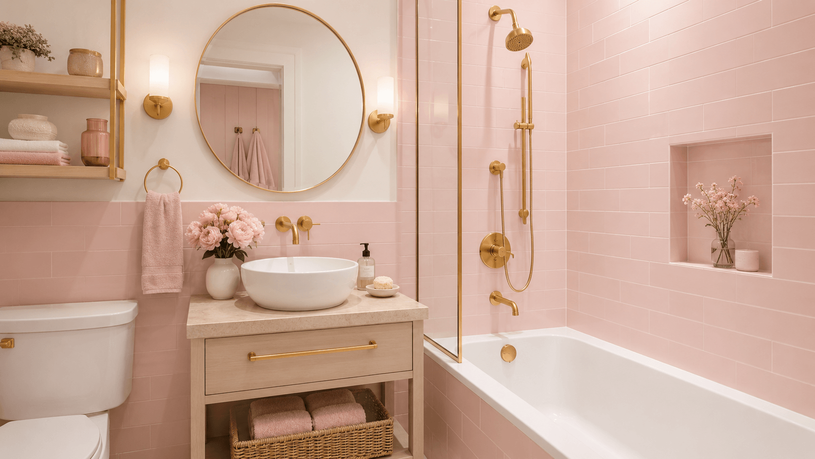 20 Pink Bathrooms That Feel Anything But Dated