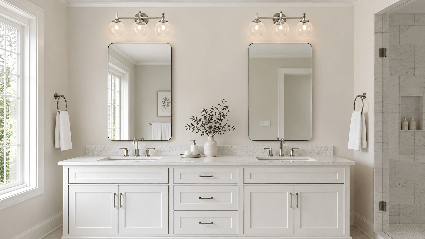 Bathroom Size Guide: Perfect Dimensions for Double Mirror Bathroom