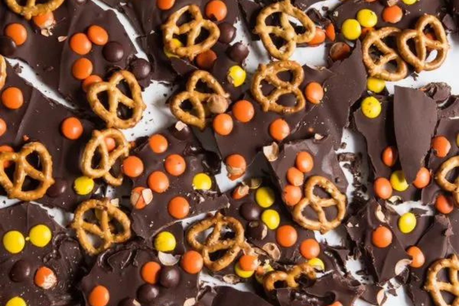 Homemade Halloween Candy Bark