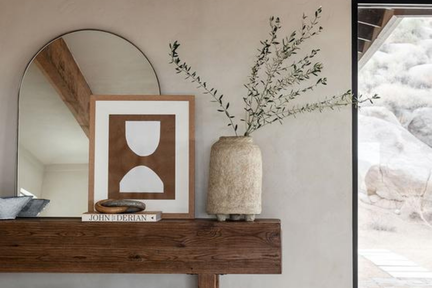 Arched mirror- A Simple Way to Add a Bit of Drama to a Room