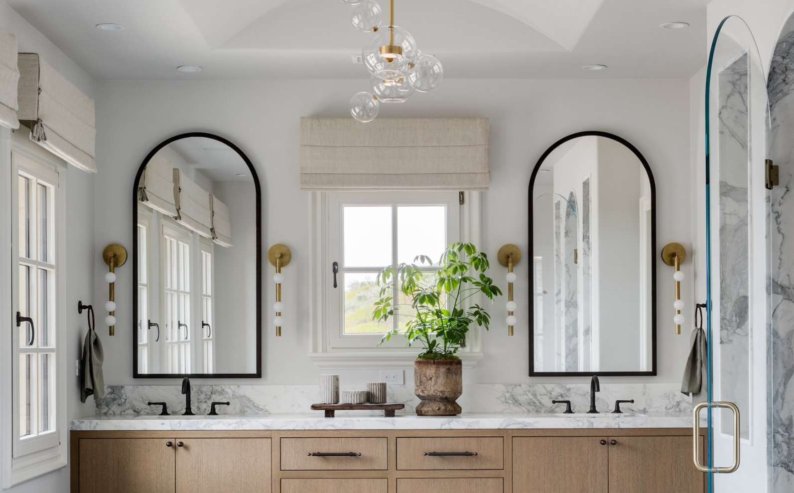 Double Sink Bathroom Mirror Ideas