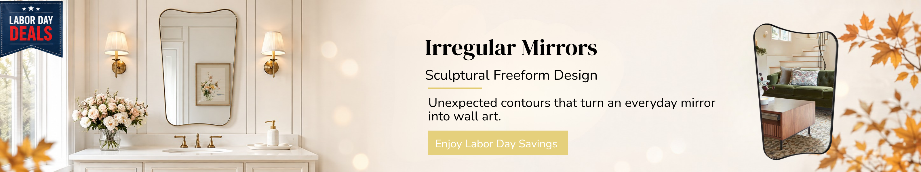 Irregular Shape Mirror