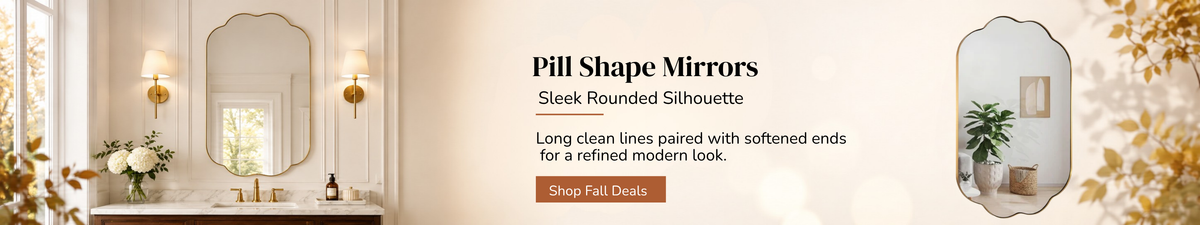 Pill Shape Mirrors