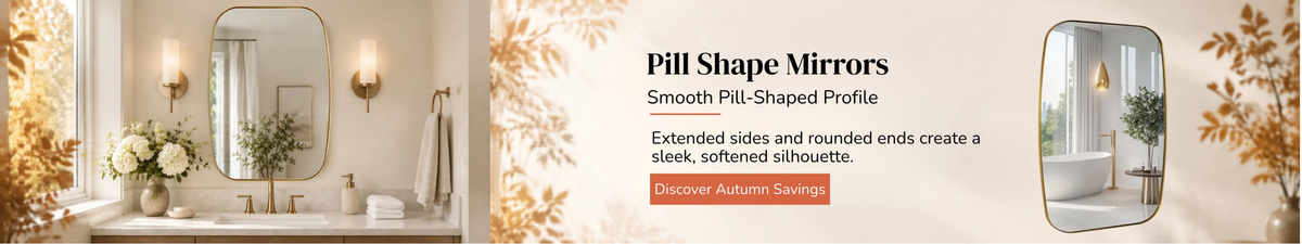 Pill Shape Mirrors