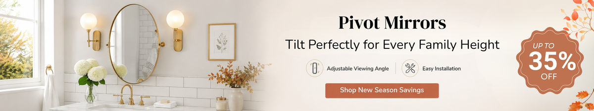 Pivot mirrors