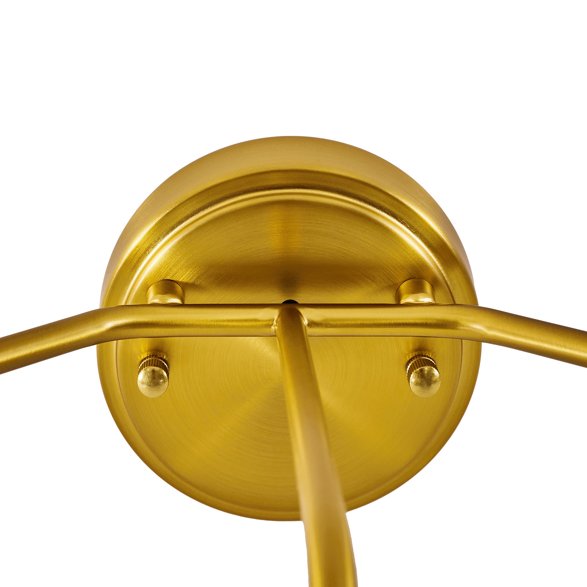 Contemporary Pumpkin Clear Glass Shades Bathroom Wall Sconce