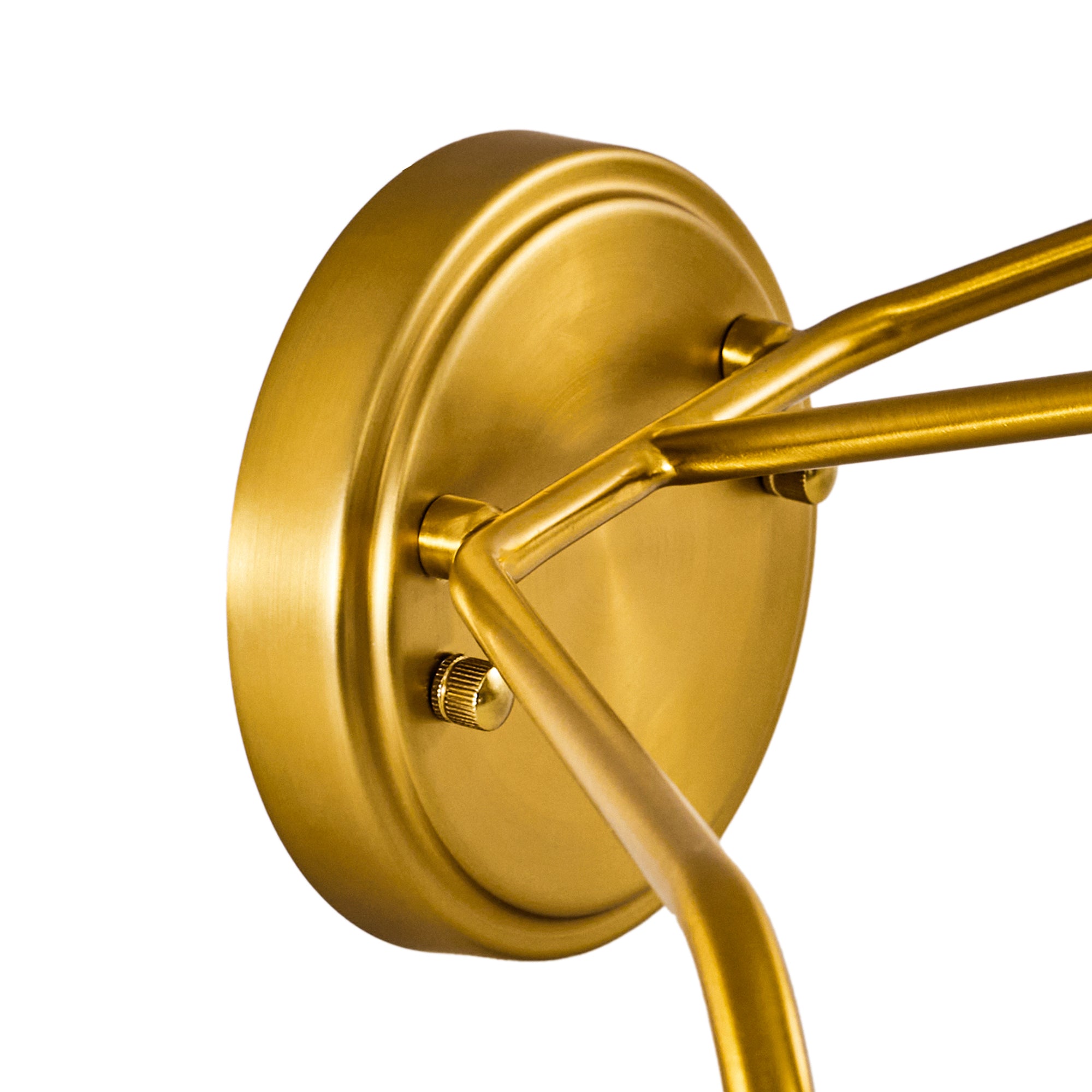 Contemporary Pumpkin Clear Glass Shades Bathroom Wall Sconce