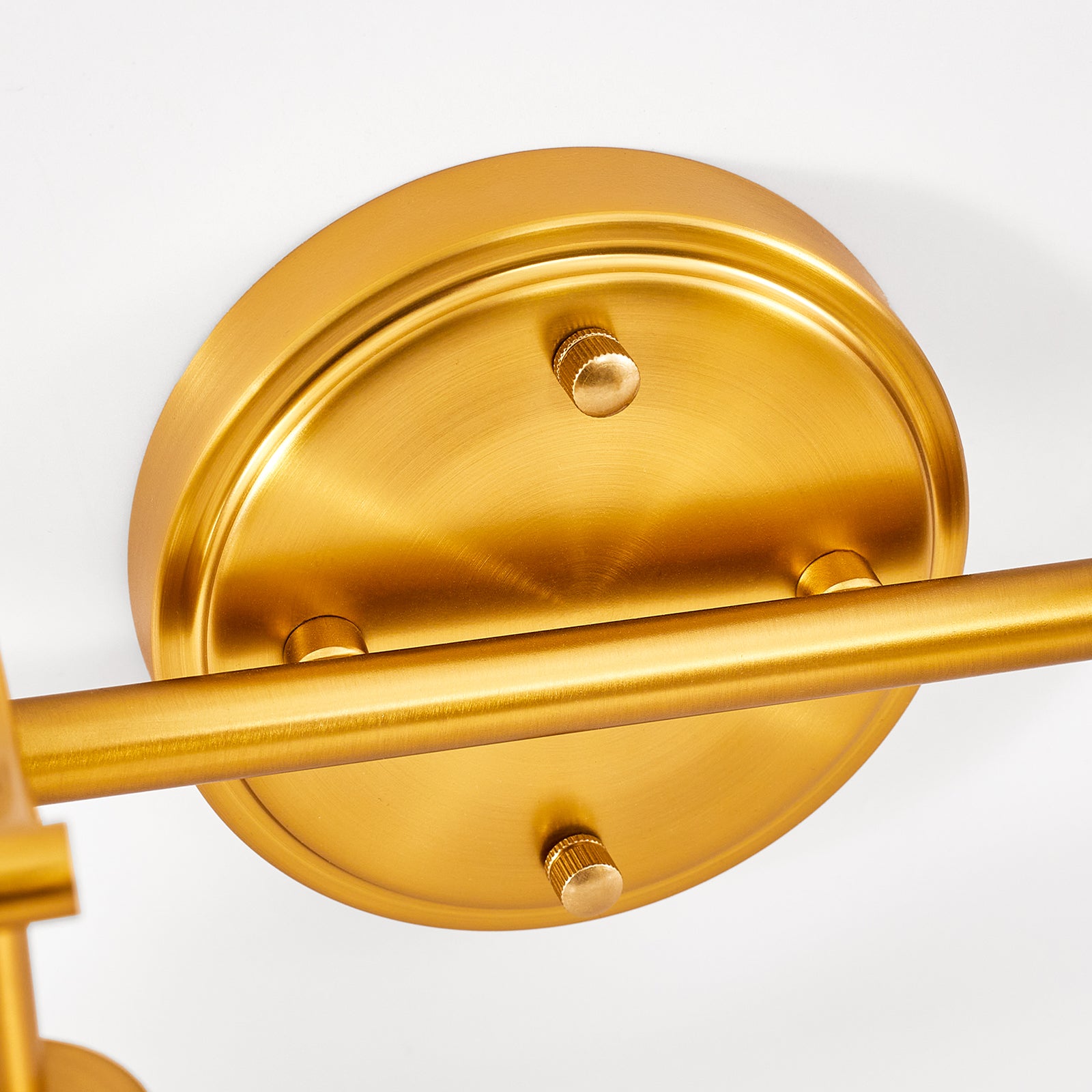 Modern Clear Globe Glass Shade Metal Crank Frame Bathroom Sconces