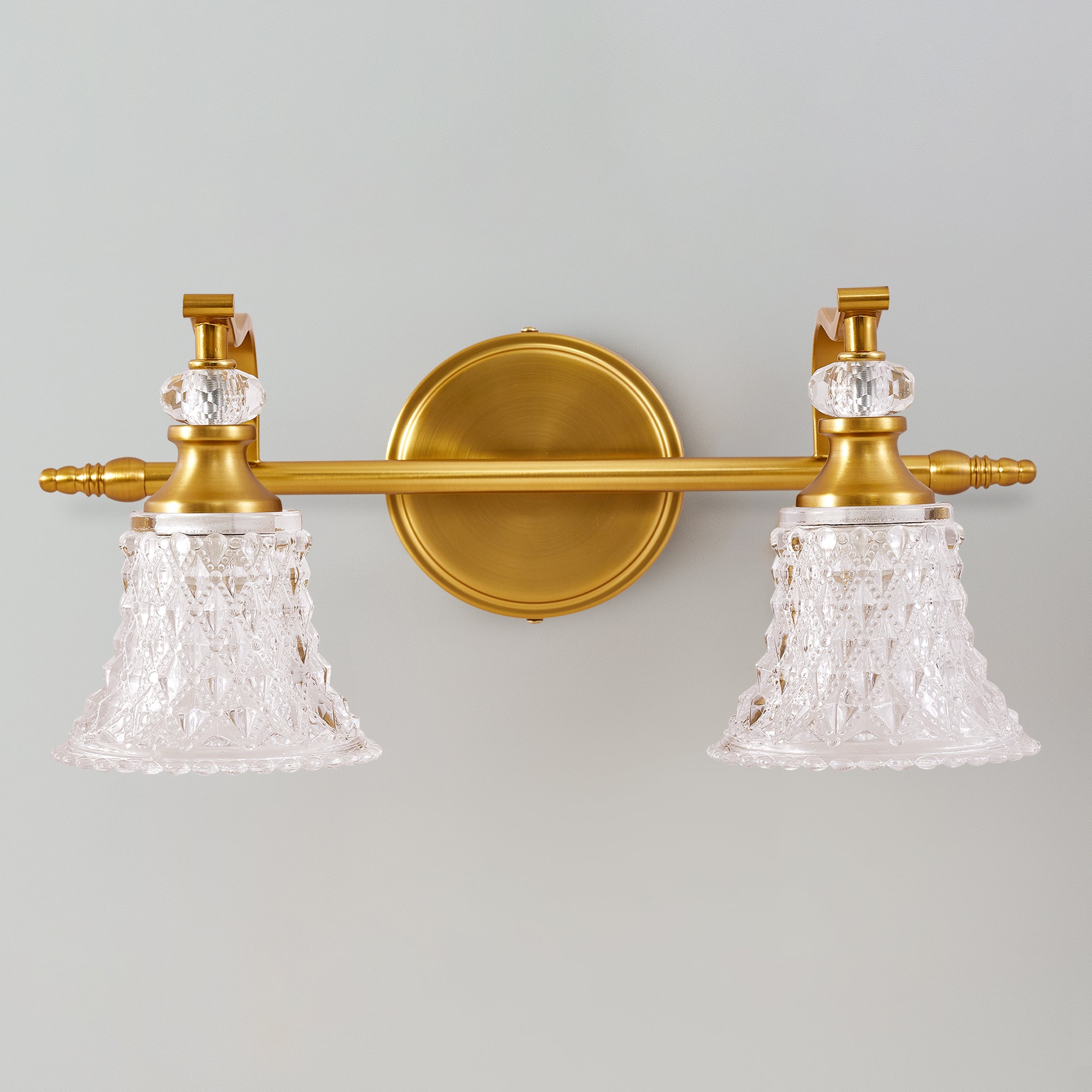 Victoria Crystal Sconces Bathroom Light Fixtures