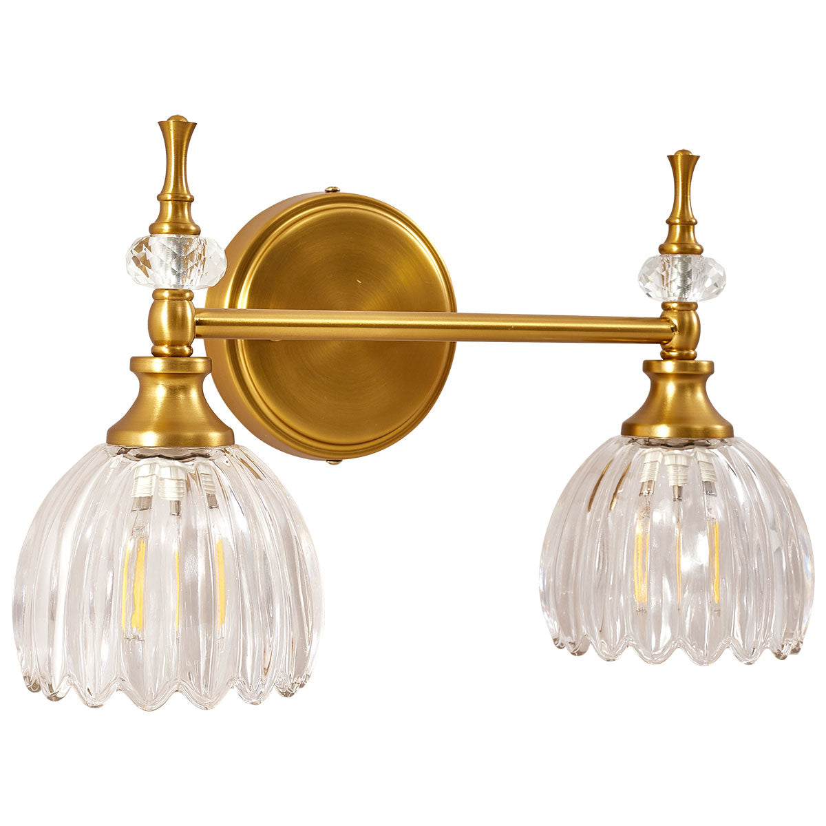 2-light bathroom vanity light