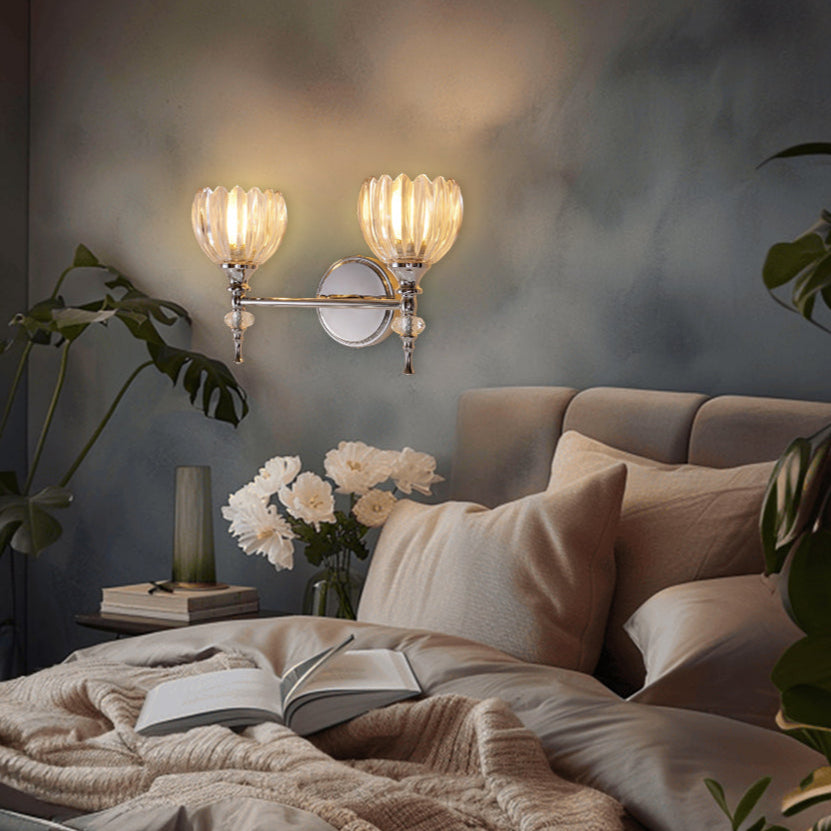 Tulip Glass Shade Bathroom Sconces Vanity Lights