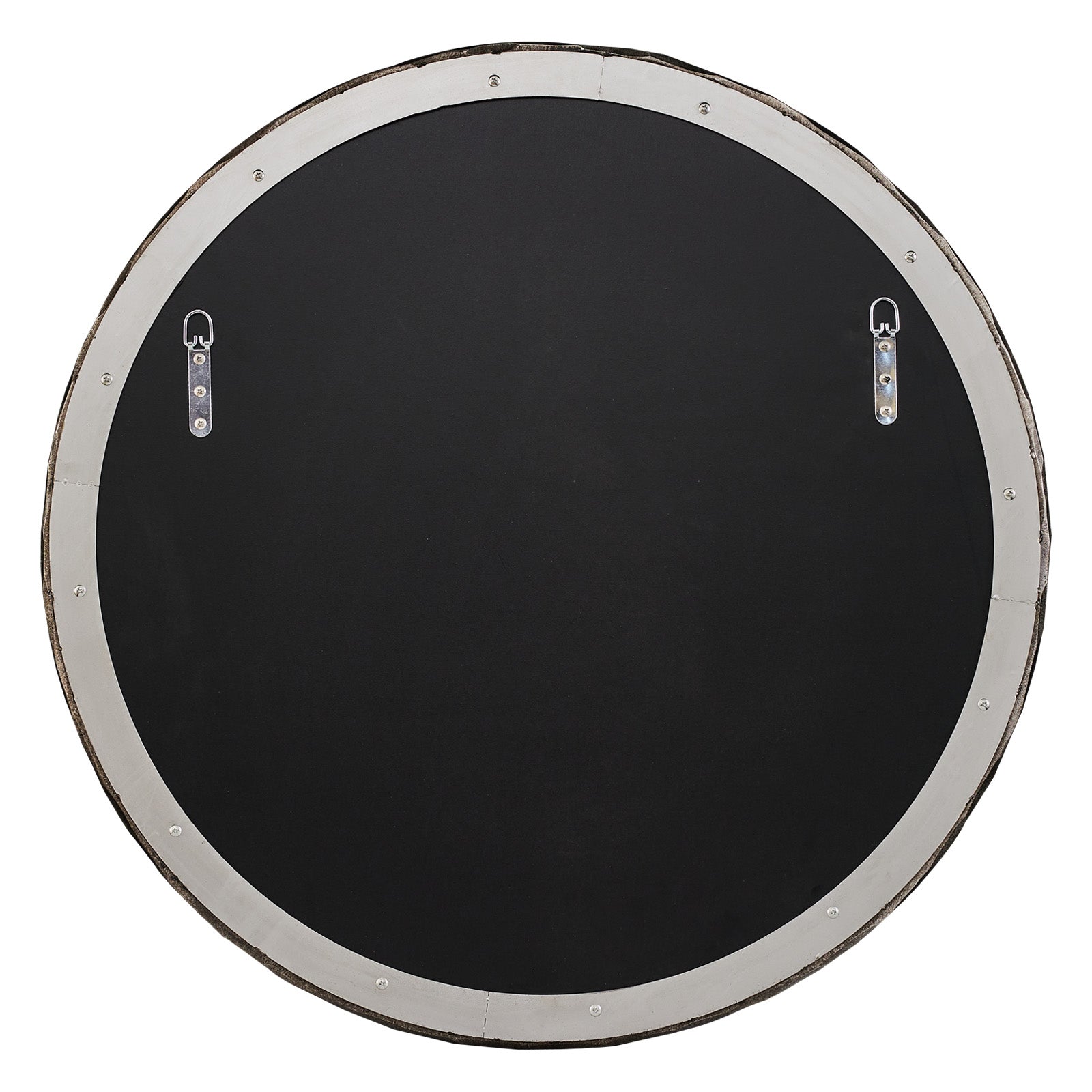 Antique Hand Hammer Forged Iron Mirror Circle Wrought Iron Mirror Round Wall Mirror