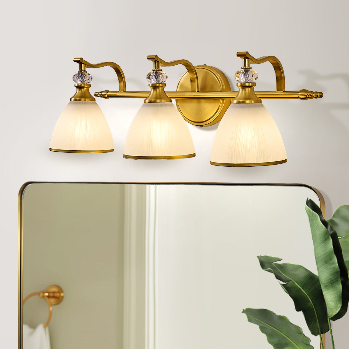 3-light bathroom vanity light
