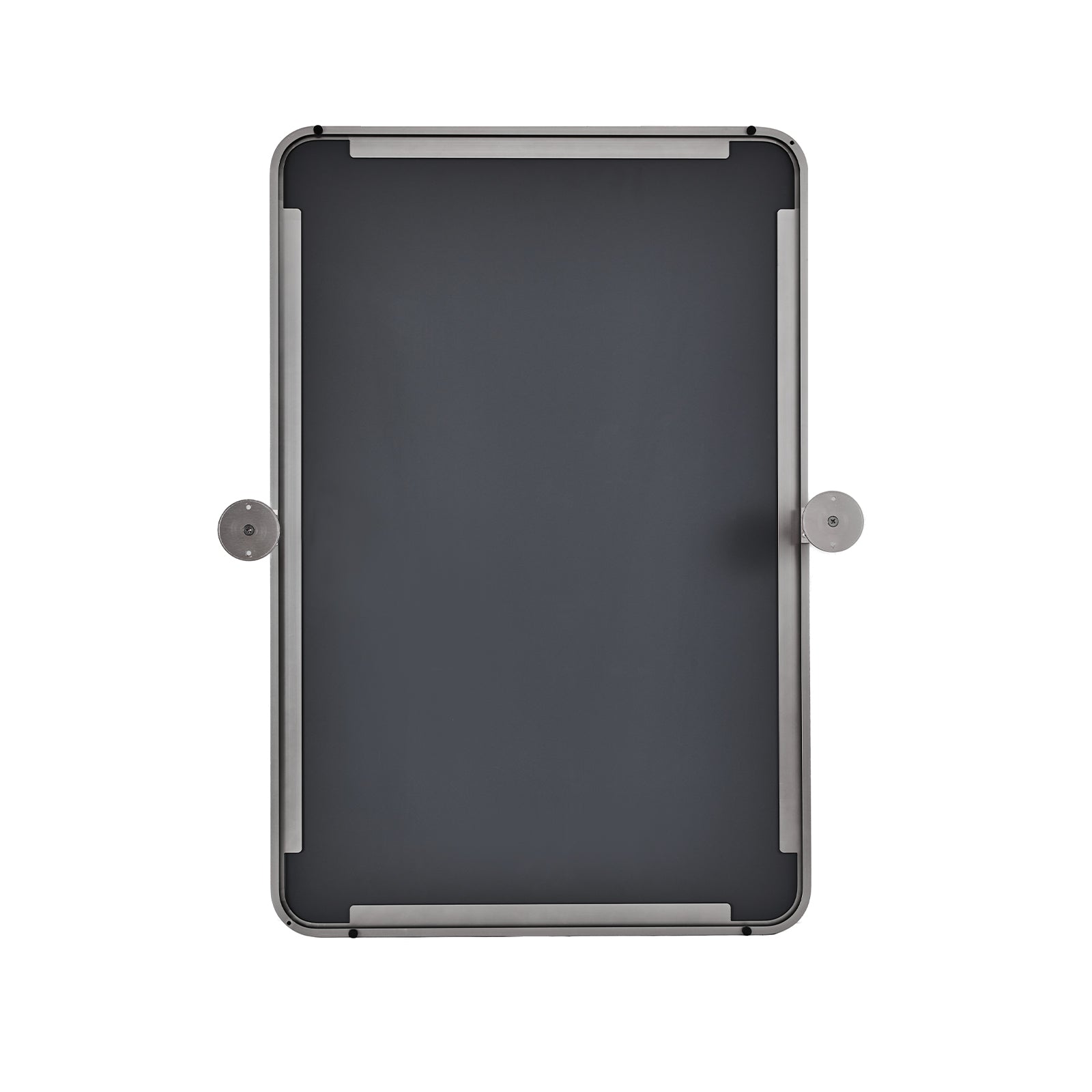 Modern Rectangle Pivot Mirror Adjustable Floating / Tilting Bathroom Mirror