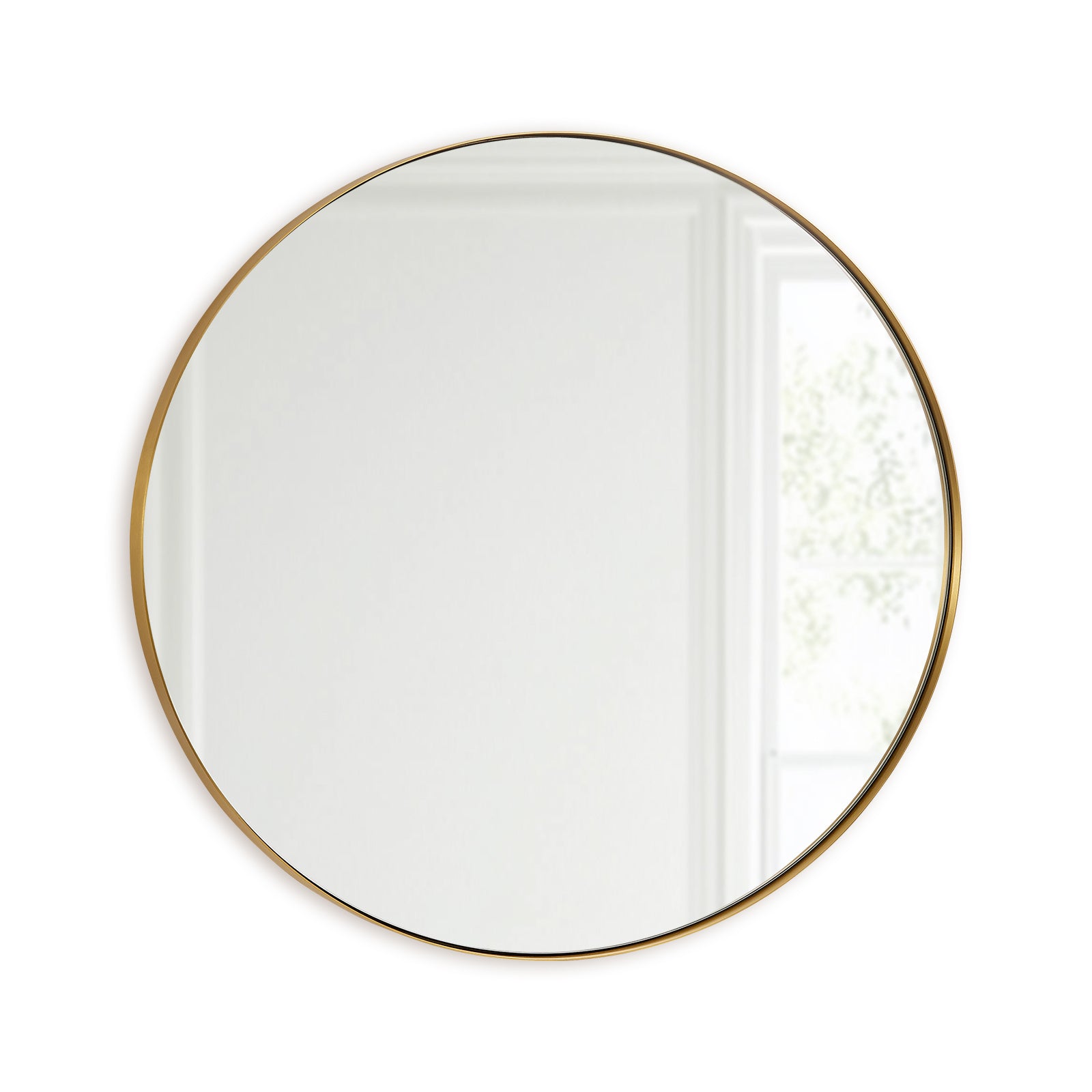Contemporary Round Bathroom Mirrors Circle Wall Mirrors | Stainless Steel Frame