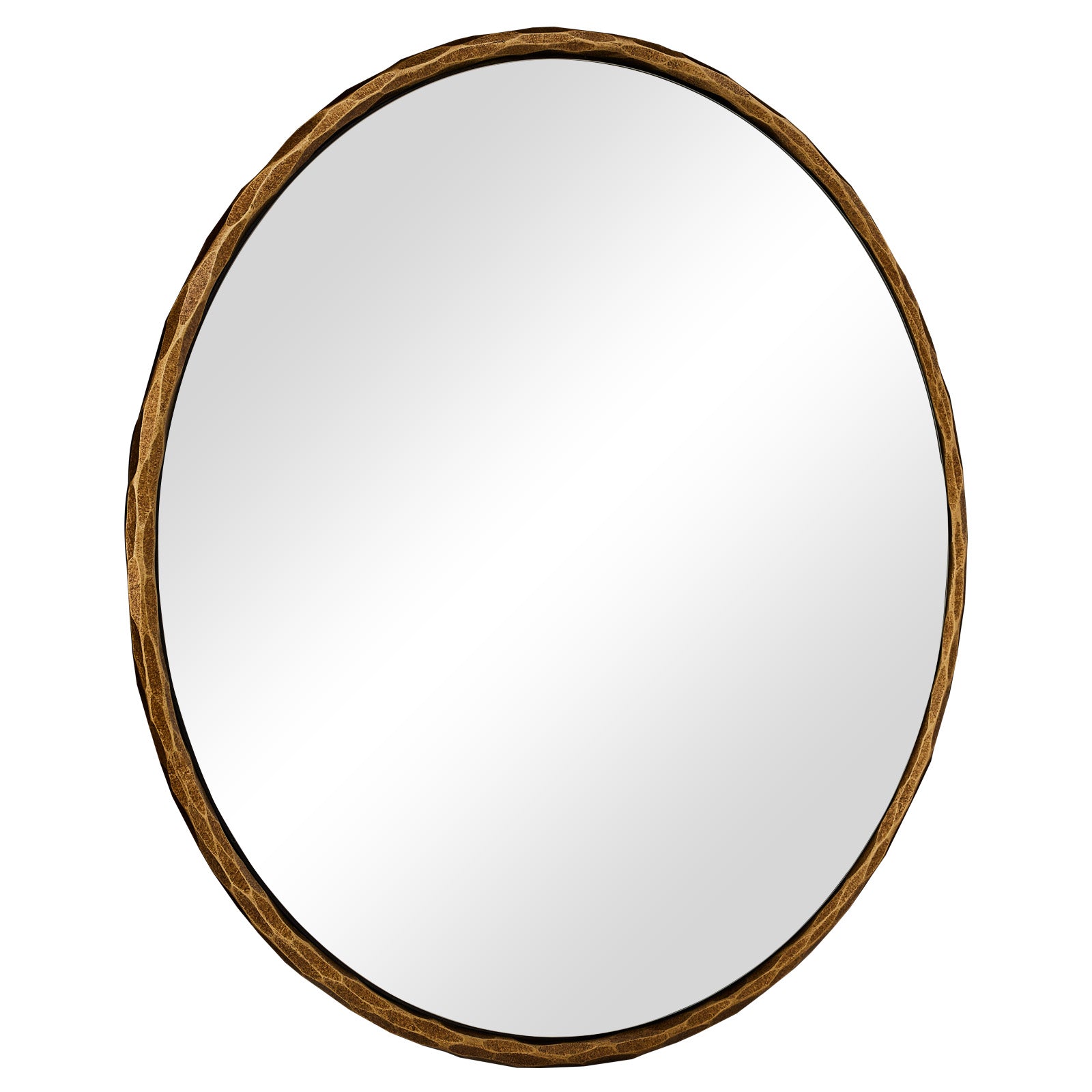 Antique Hand Hammer Forged Iron Mirror Circle Wrought Iron Mirror Round Wall Mirror