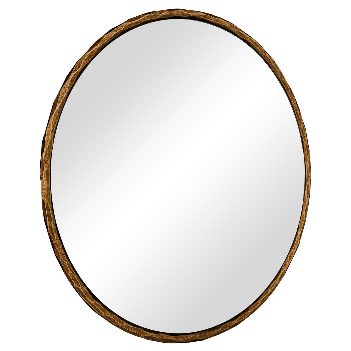 Antique Hand Hammer Forged Iron Mirror Circle Wrought Iron Mirror Round Wall Mirror