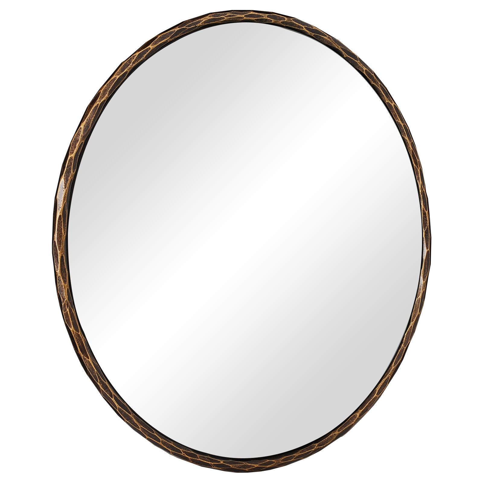 Antique Hand Hammer Forged Iron Mirror Circle Wrought Iron Mirror Round Wall Mirror