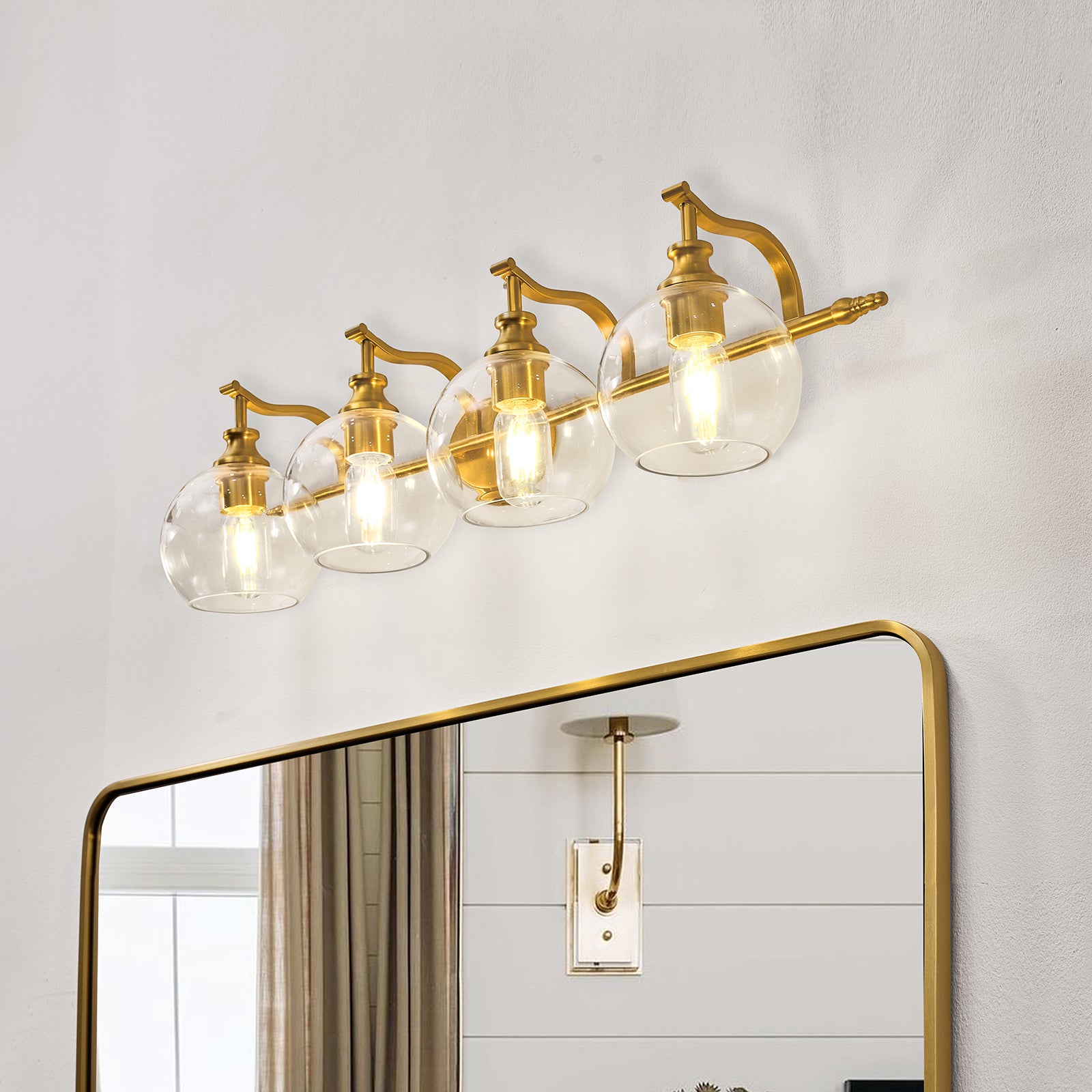 4-light bathroom vanity light