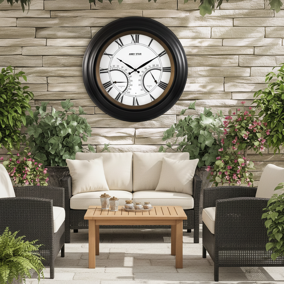 黑色挂钟patio远景