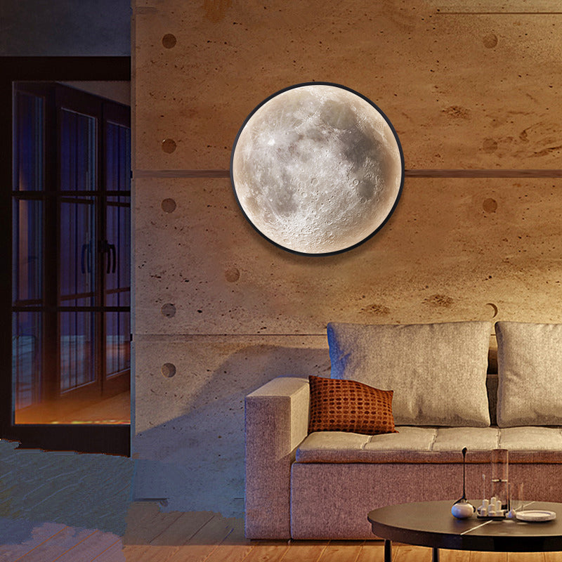 Magic Luminous Moon Mirror Illuminated LED Moon Lamp Big Size Moon Mirror That Turn Into Moon