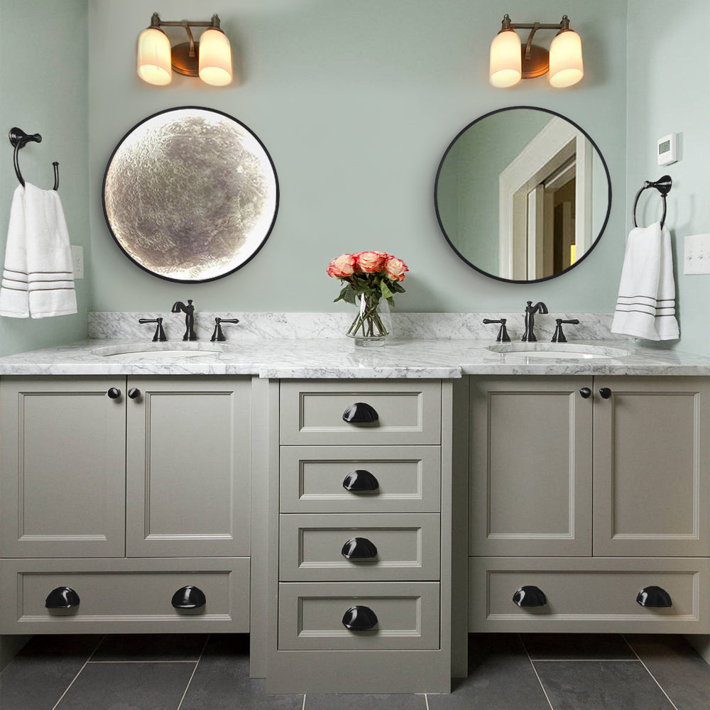 Magic Luminous Moon Mirror Illuminated LED Moon Lamp Big Size Moon Mirror That Turn Into Moon