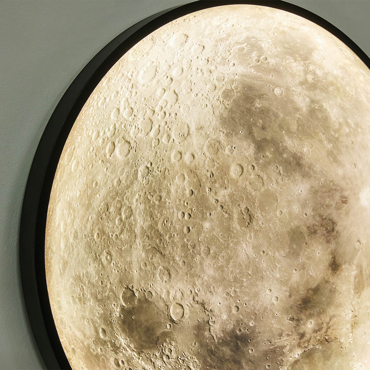 Magic Luminous Moon Mirror Illuminated LED Moon Lamp Big Size Moon Mirror That Turn Into Moon