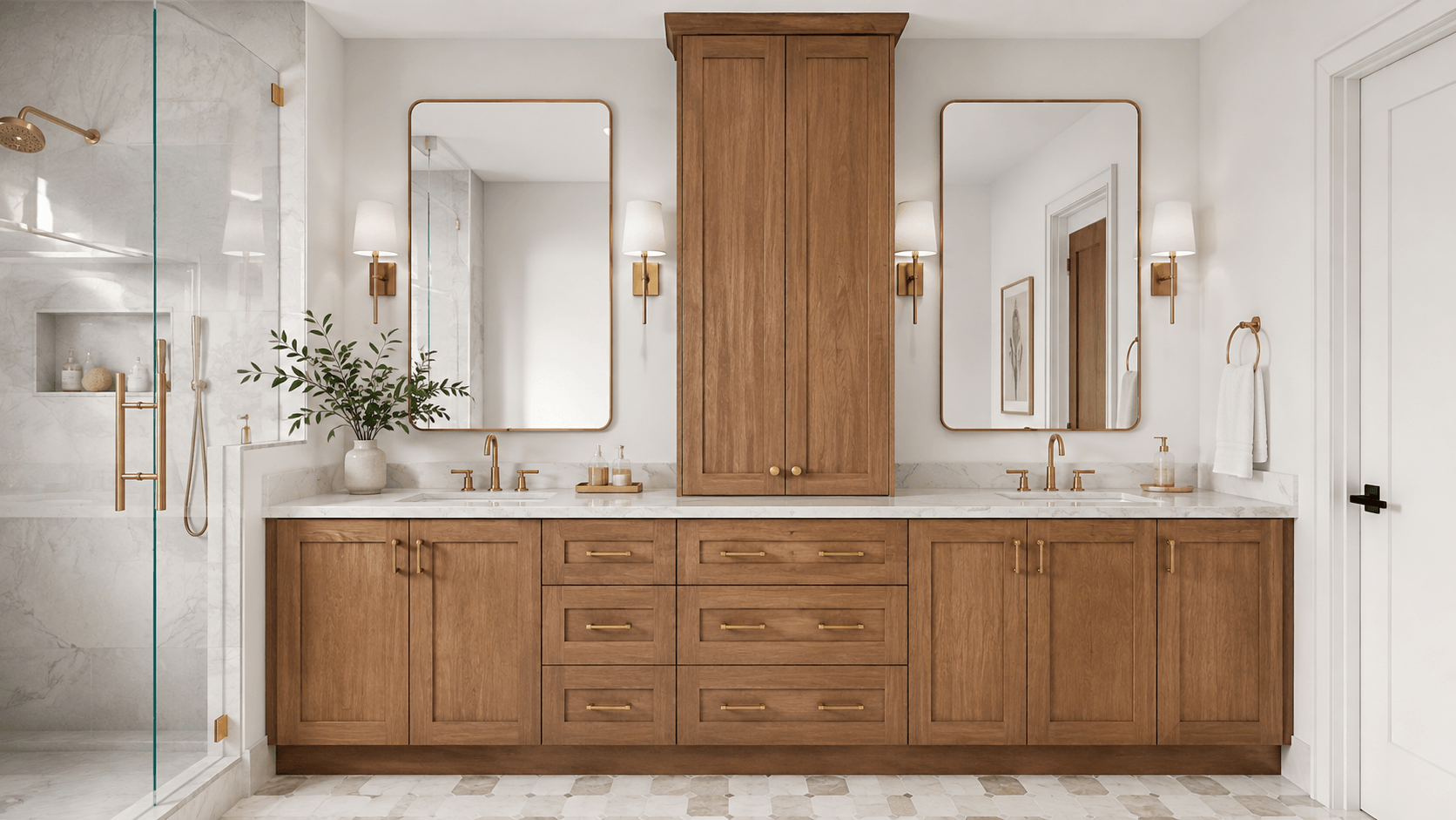 20 Smart Jack-and-Jill Bathroom Ideas That Still Look Chic