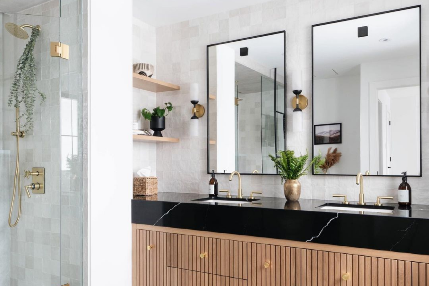 With These 20 Bathroom Shelving Ideas, You Can Finally Say Goodbye to Clutter