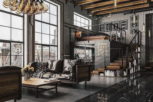 23 Ways to Craft a Sleek Industrial-Style Living Room