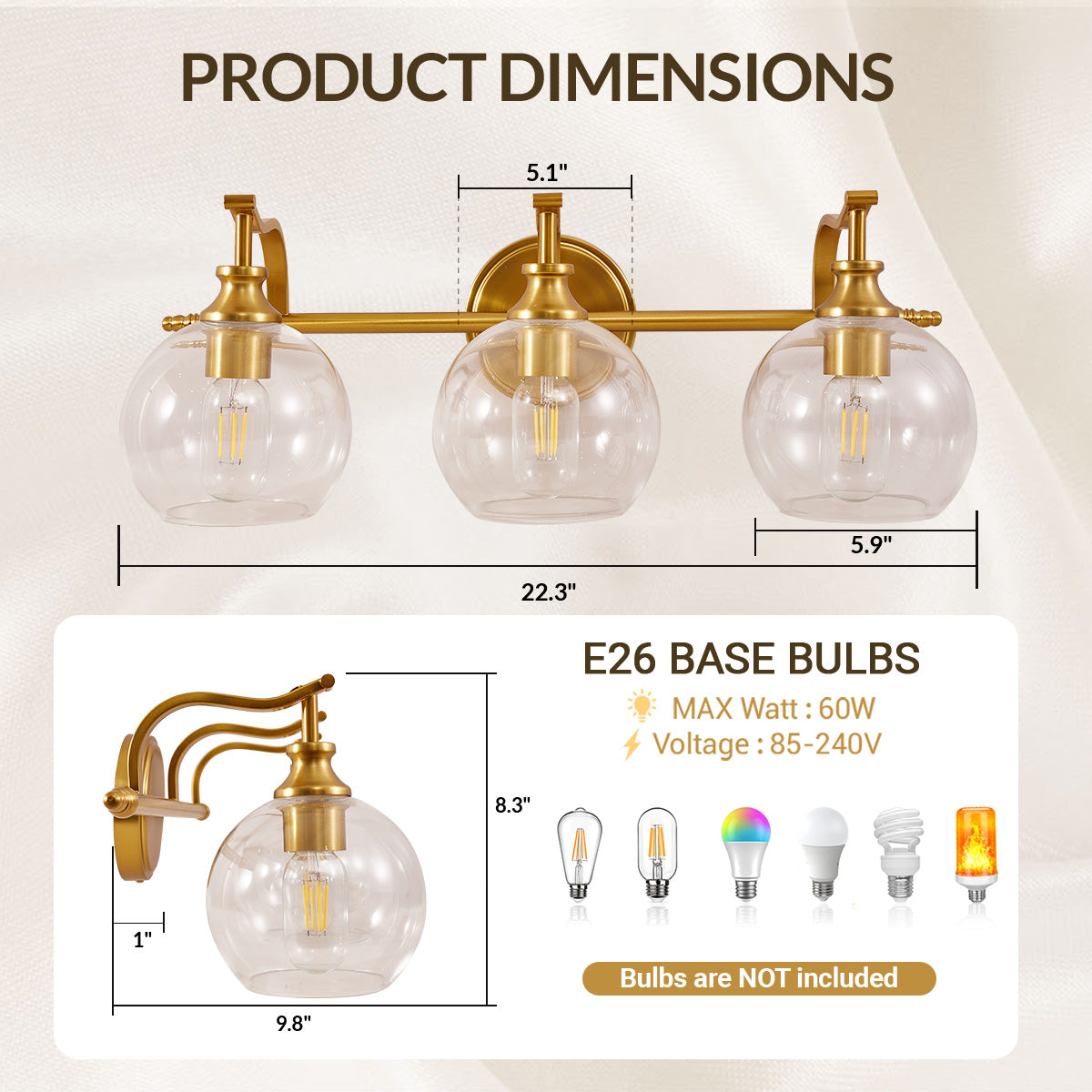 bathroom vanity dimensions