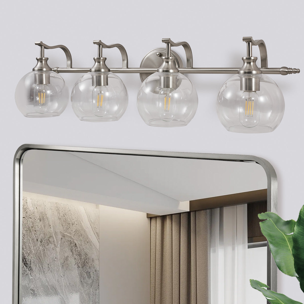 4- light bathroom vanity light