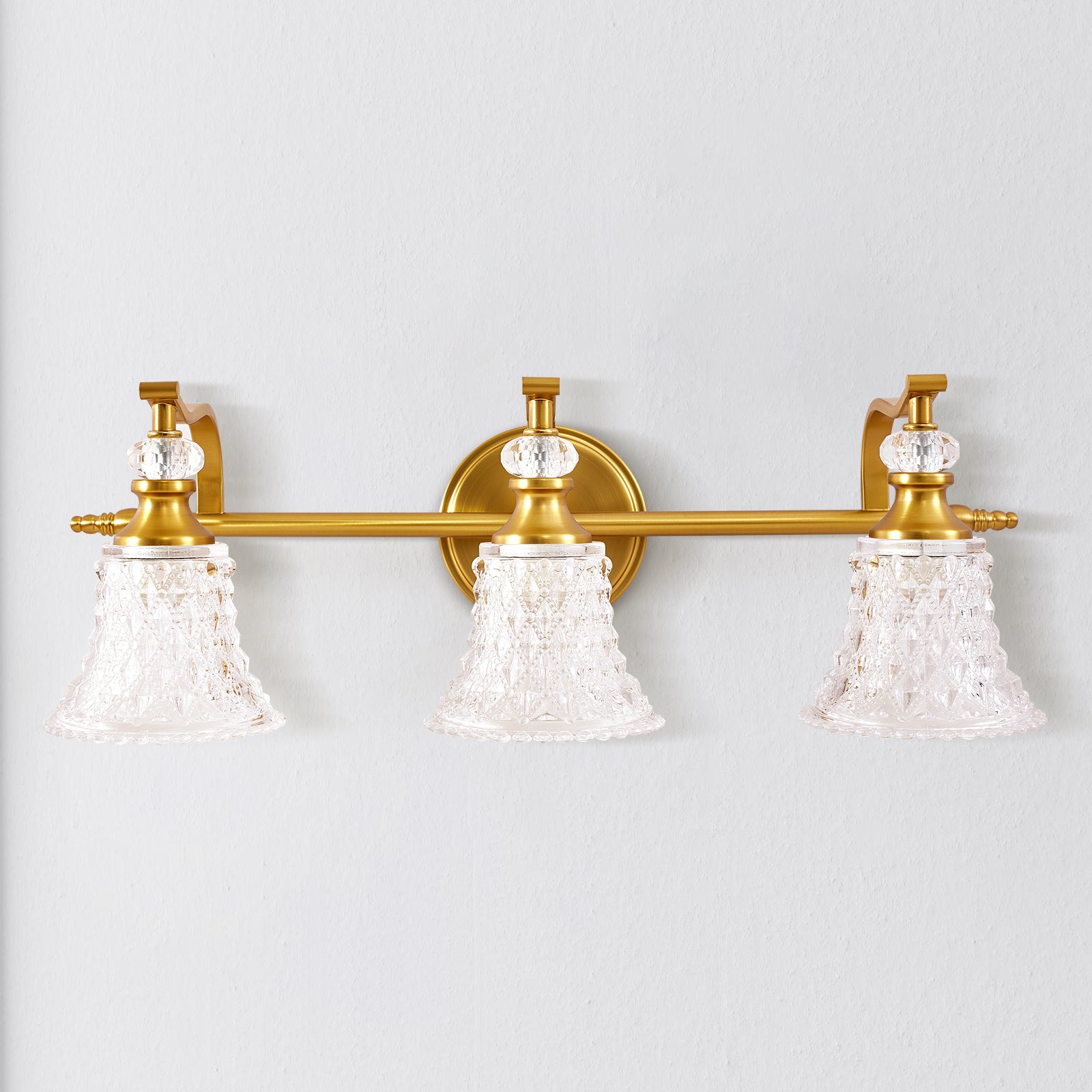 3-light wall sconces