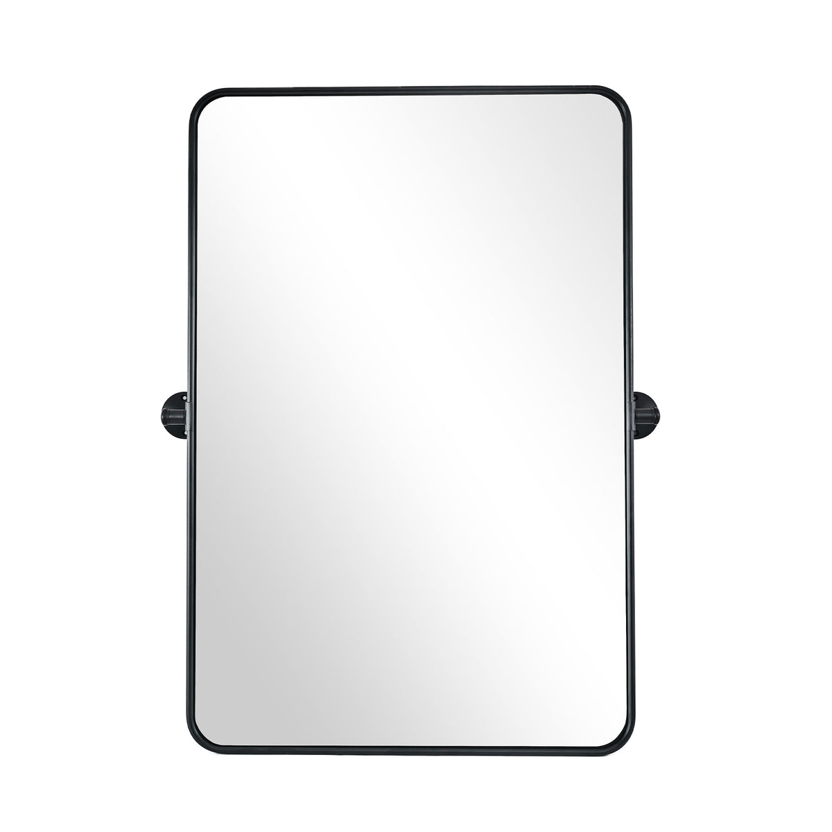 Modern Rectangle Pivot Mirror Adjustable Floating / Tilting Bathroom Mirror