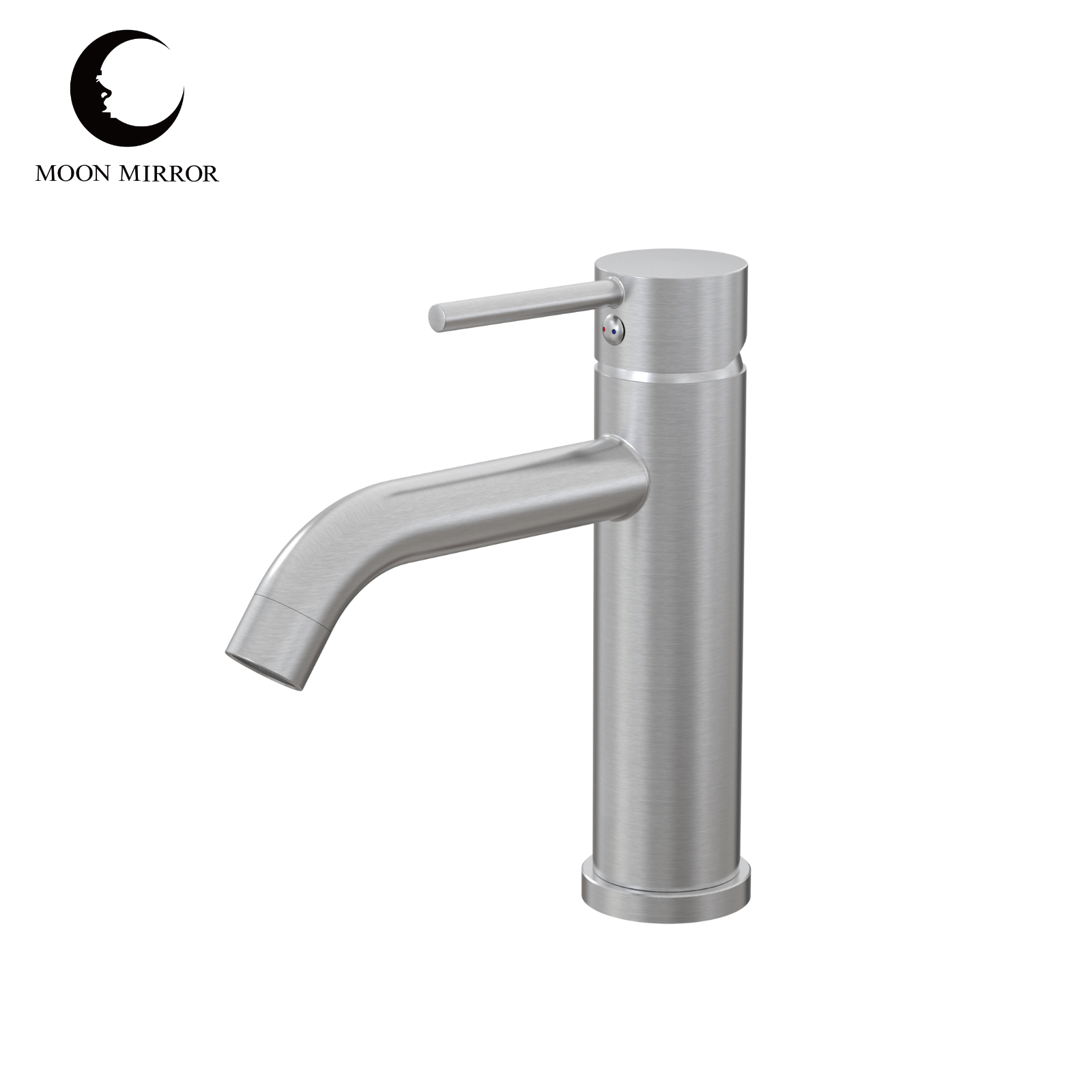 MOON MIRROR Single Handle Bahthroom Sink Faucet