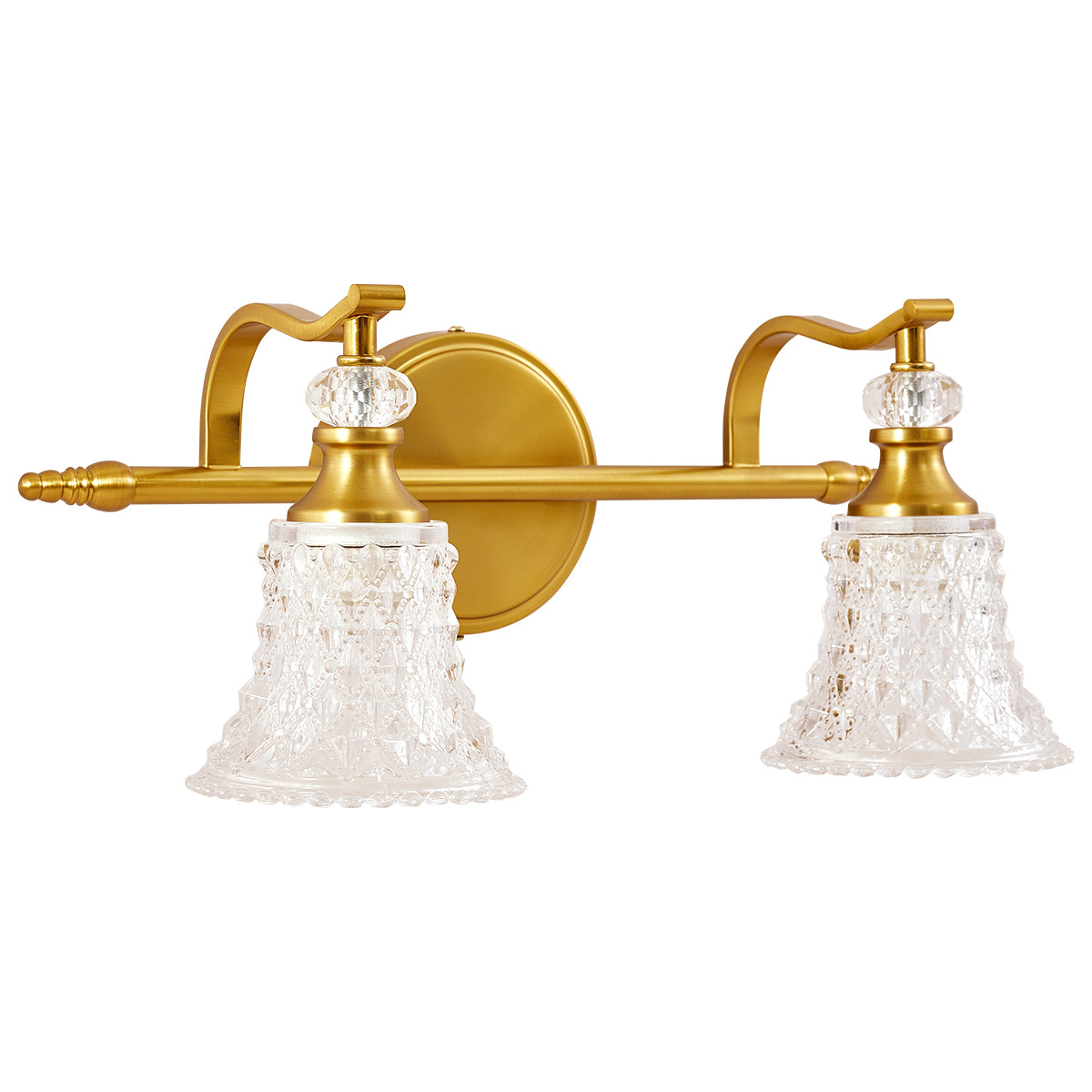 Luxury Gold Crystal Wall Sconces for Bathroom, Bedroom,Living Room