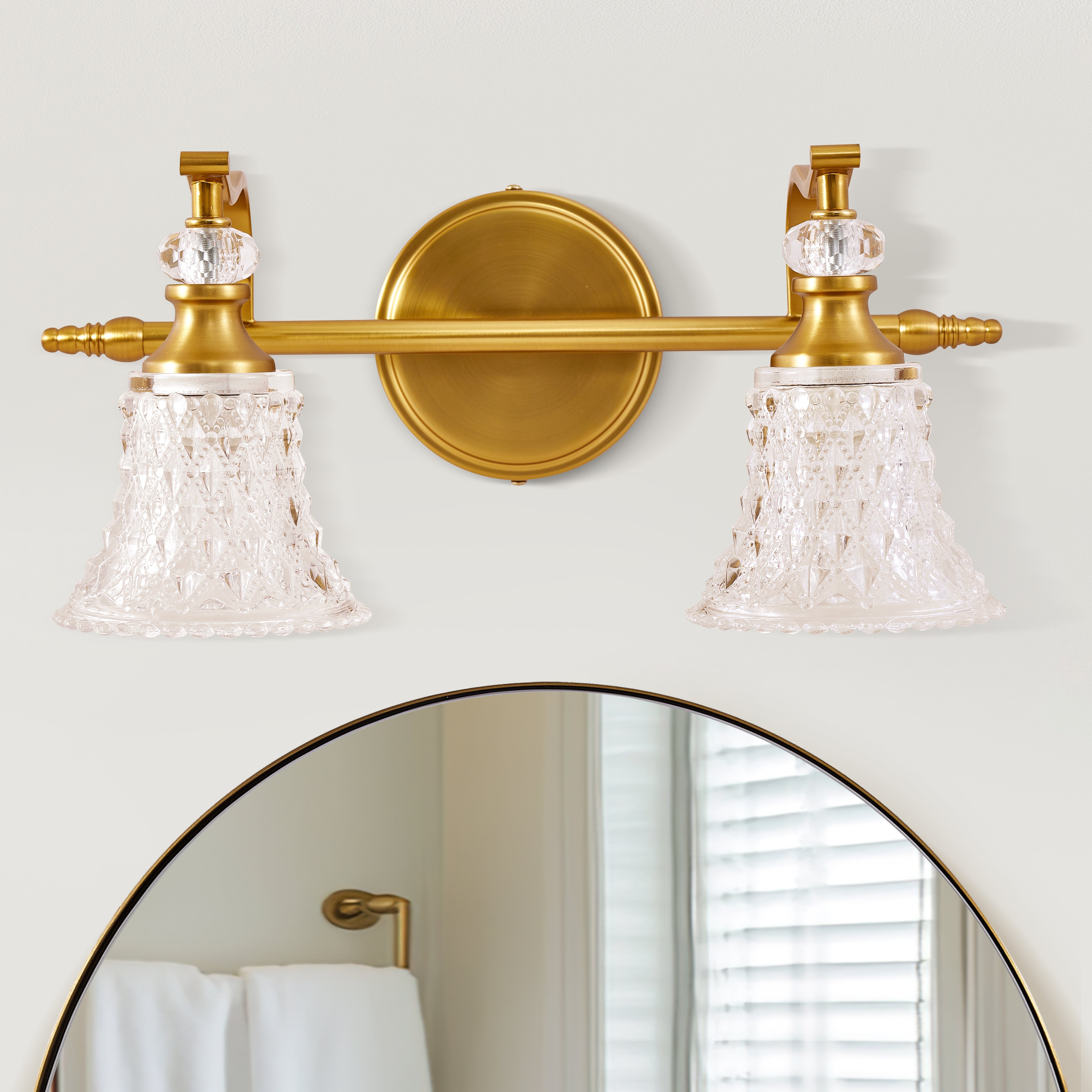 2-light bathroom vanity light