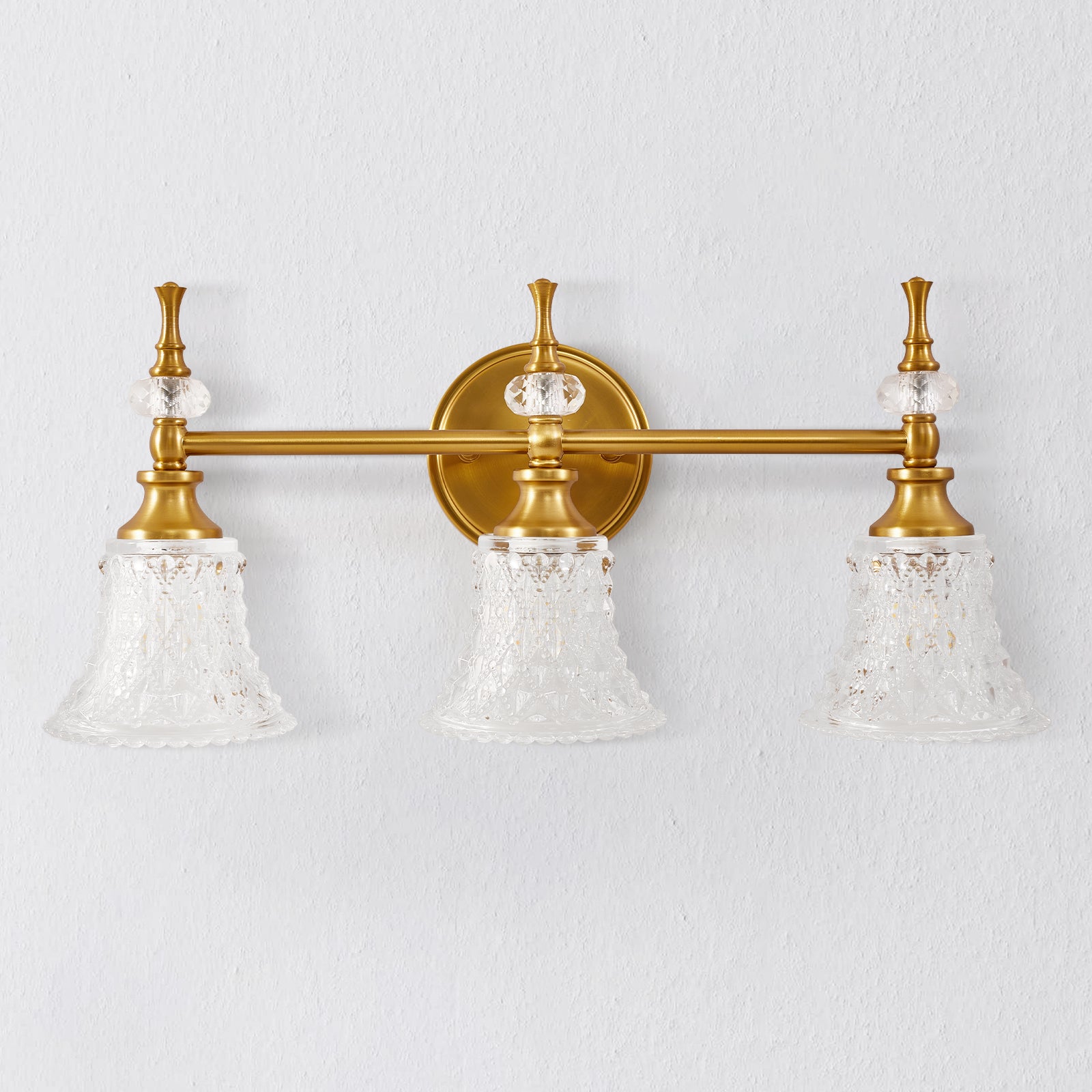 3-light wall sconces