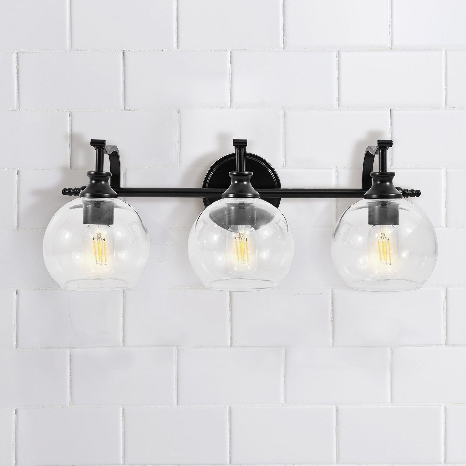 3-light wall sconces