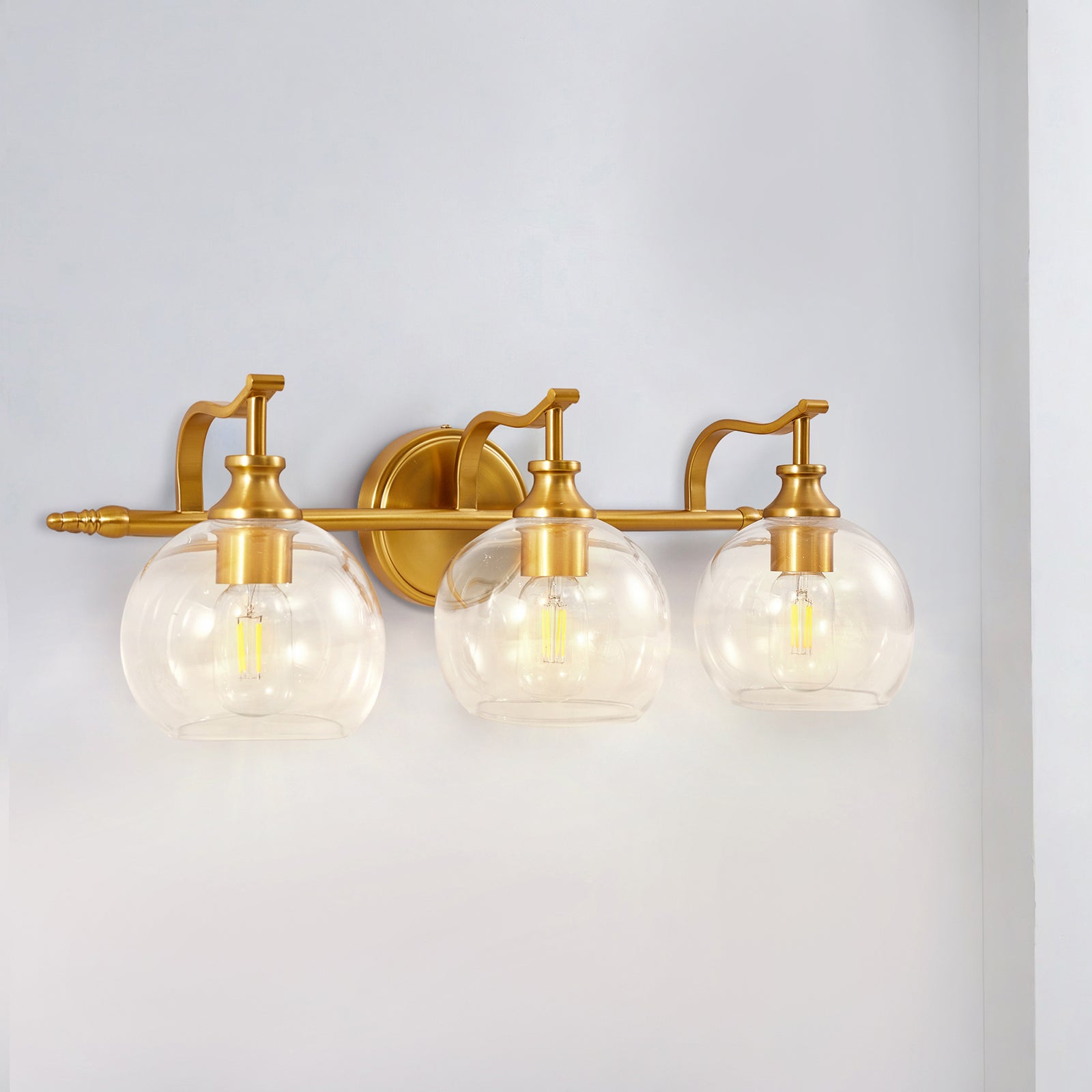 3-lights wall sconces