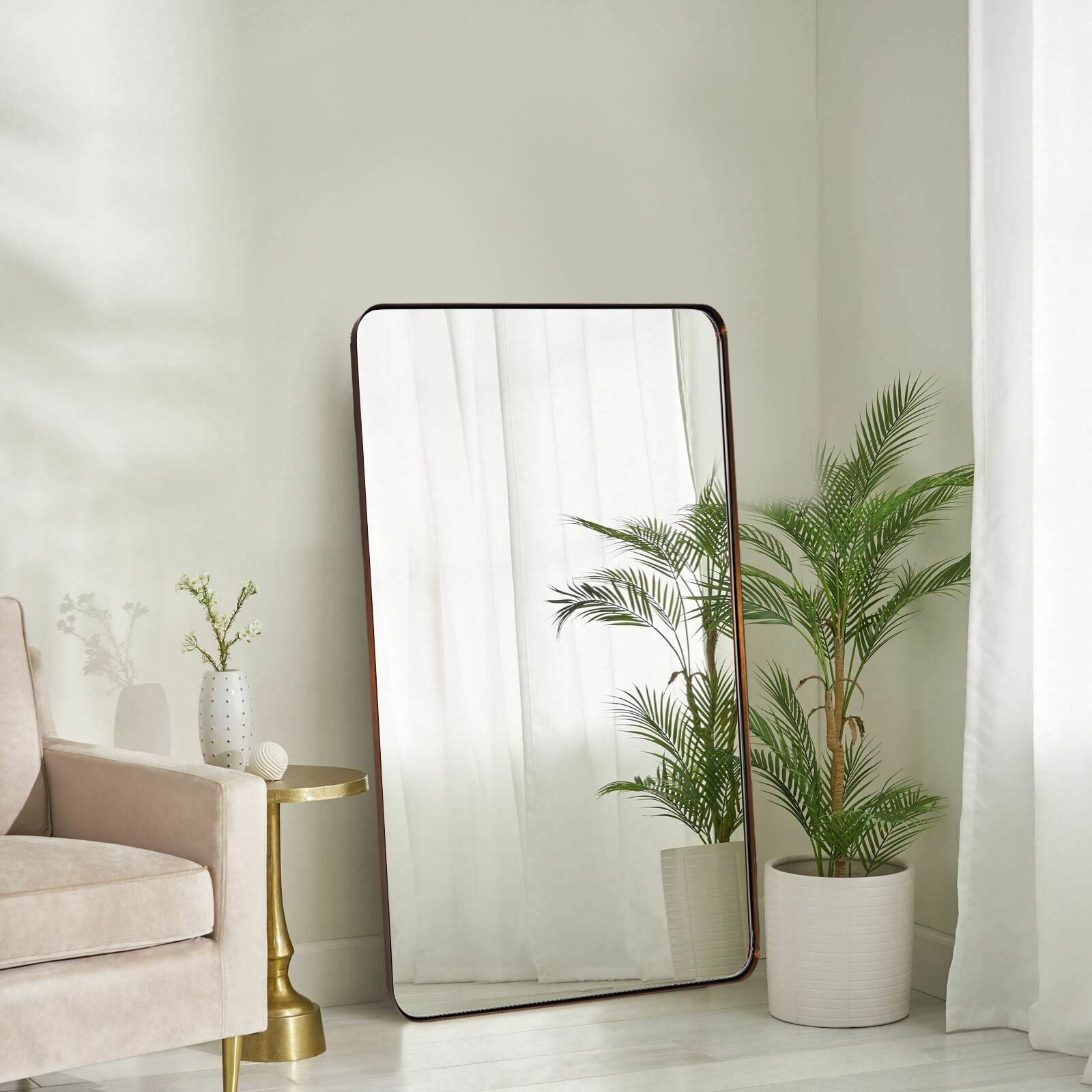 ANDY STAR® Full Length Mirror  Full Body  Long Mirror  Wall-mounted/Leaning Mirror