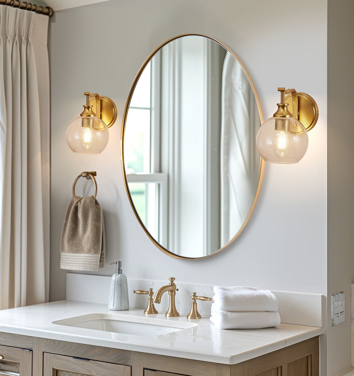 single bathroom vanity light