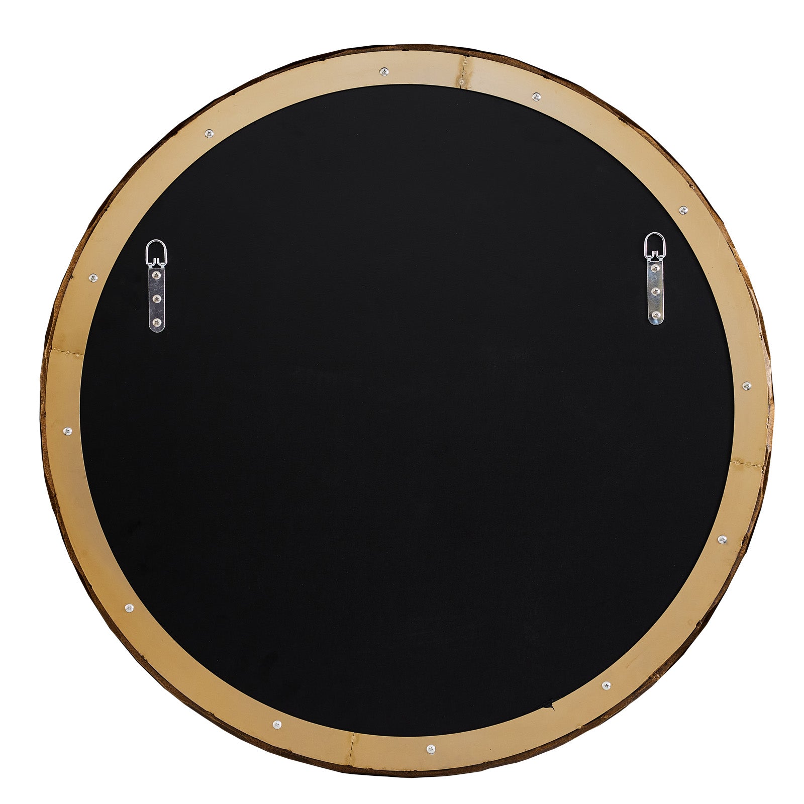 Antique Hand Hammer Forged Iron Mirror Circle Wrought Iron Mirror Round Wall Mirror