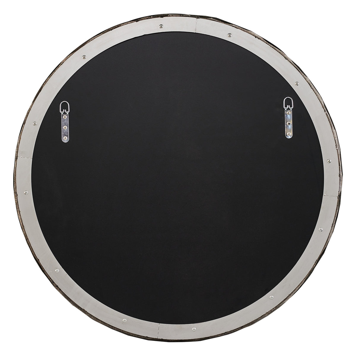 Antique Hand Hammer Forged Iron Mirror Circle Wrought Iron Mirror Round Wall Mirror