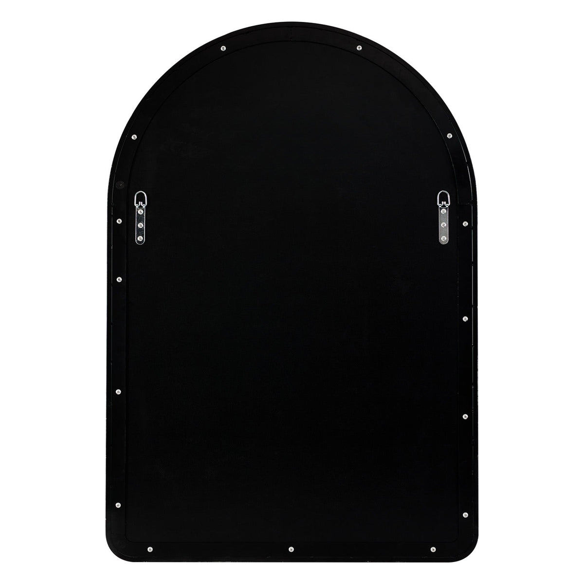 Contemporary Arched Bathroom Vanity Mirror | Stainless Steel Frame