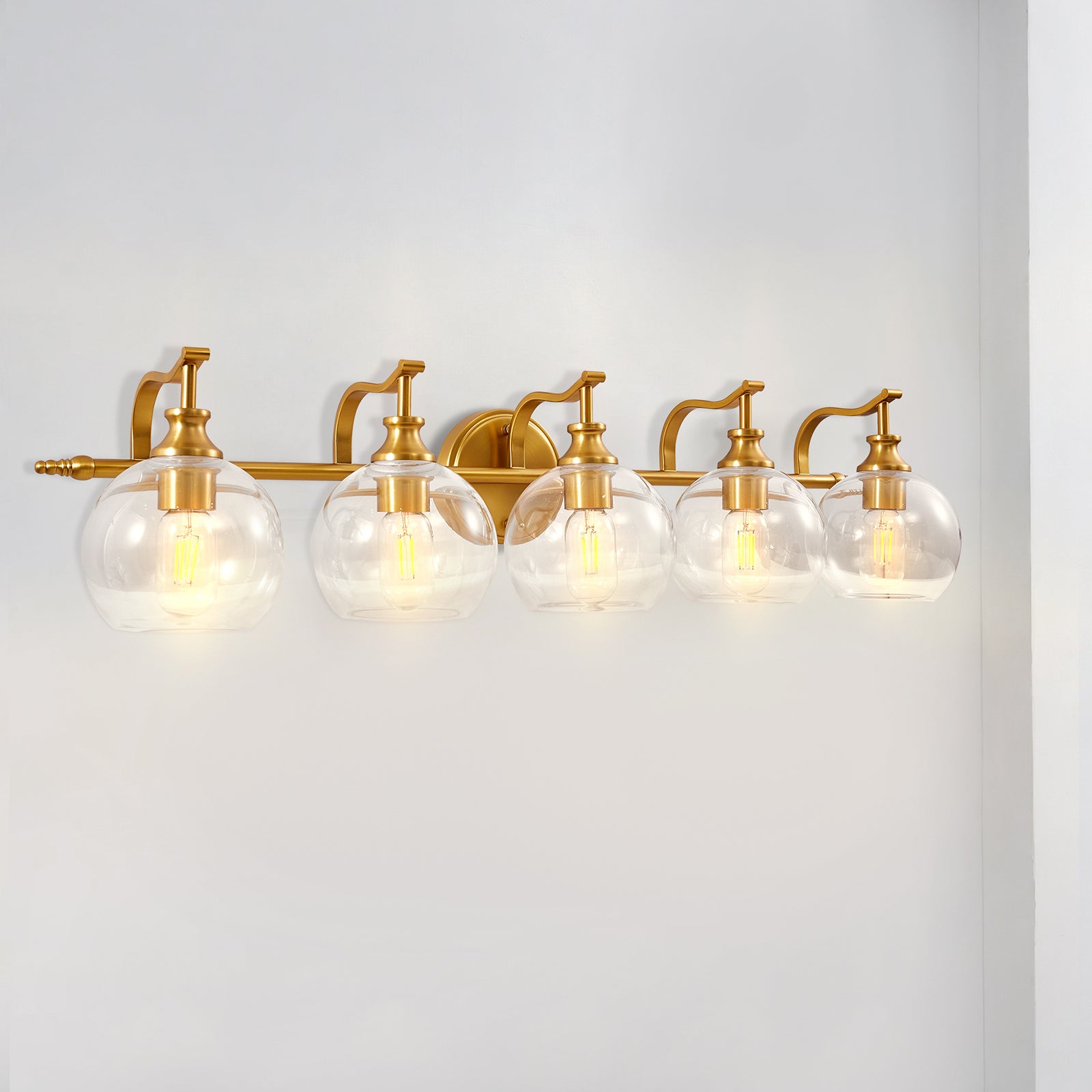 5-light wall sconces