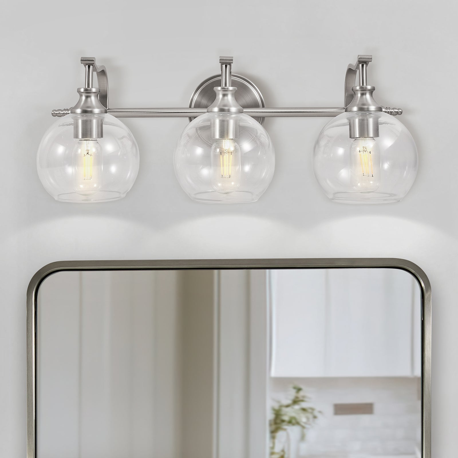 3-light wall sconces