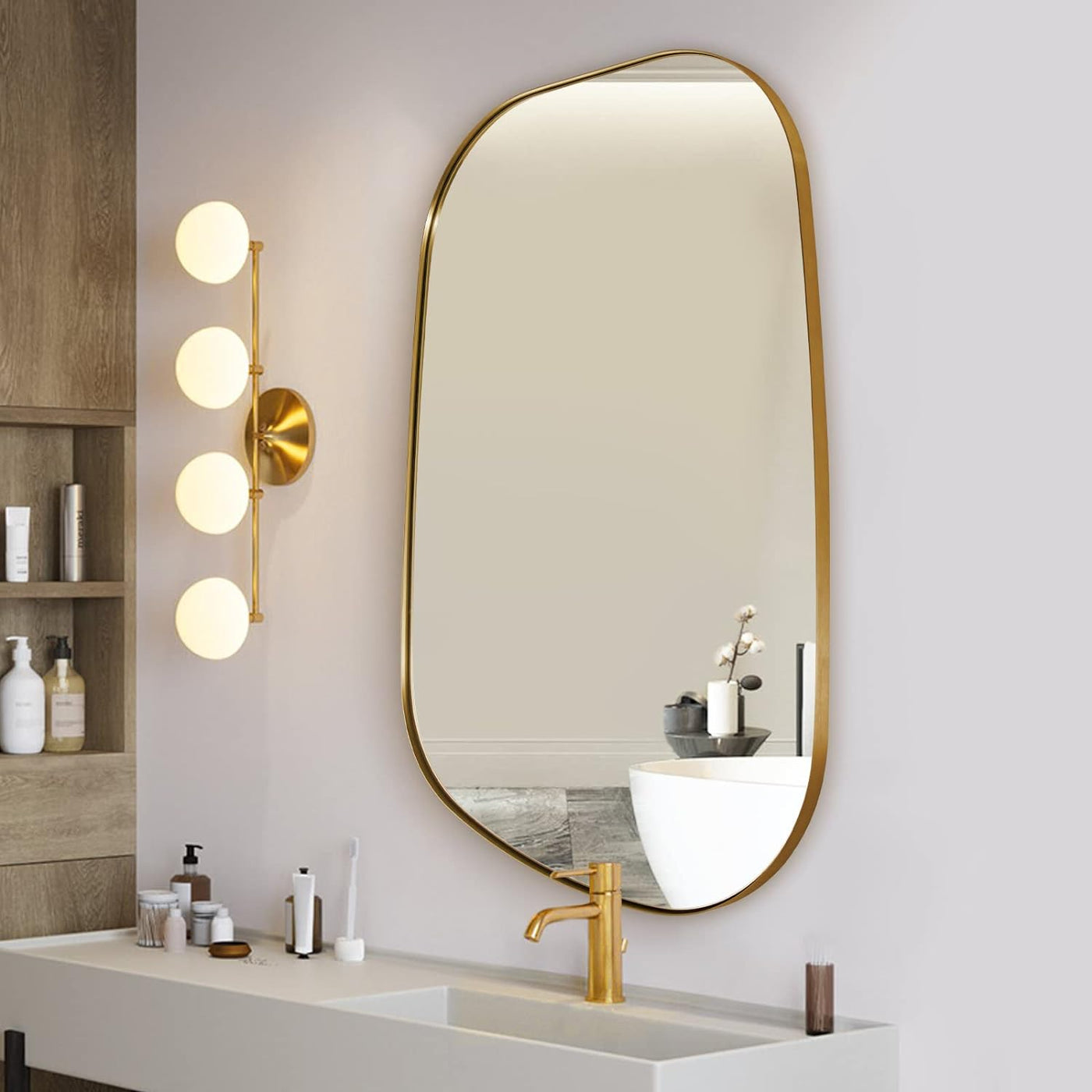 Irregular Shape Mirrors | Unique Wall Mirrors - Moon Mirror