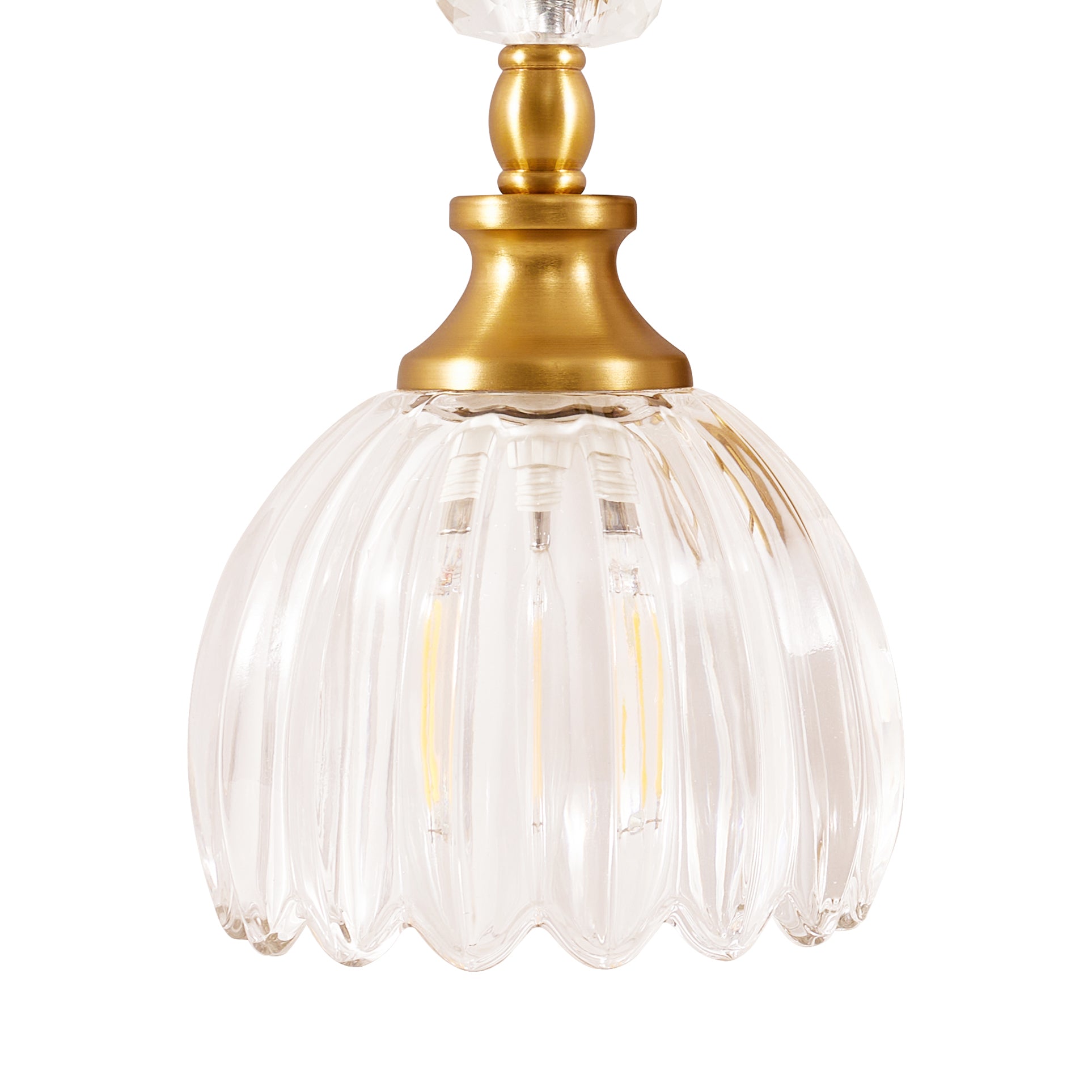 tulip clear glass shade